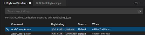 Customize Visual Studio Code Shortcuts