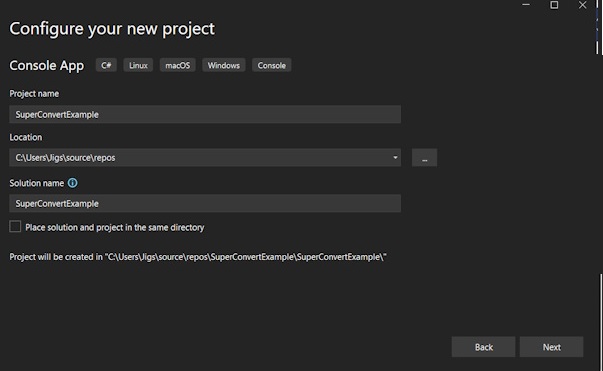Configure project