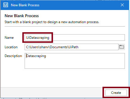 Data Scraping In A Webpage Automation Using UiPath Studio