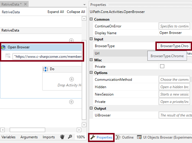 Data Scraping In A Webpage Automation Using UiPath Studio