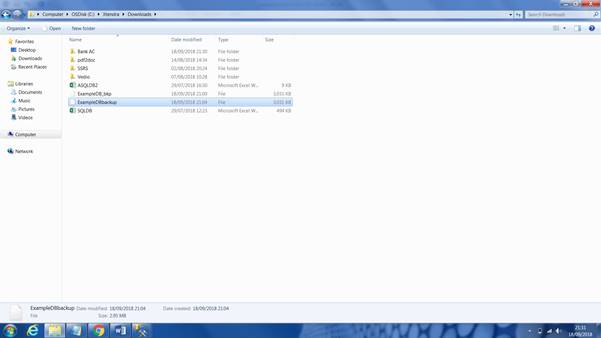 Database Backup And Restore In SQL Server