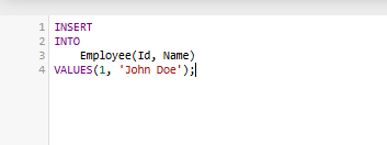 Table data verification using SQL query
