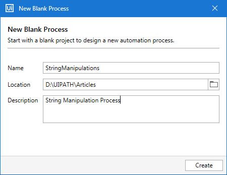 uipath string