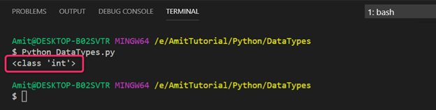 Data Types in Python