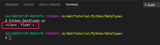 Data Types in Python