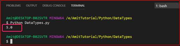 Data Types in Python