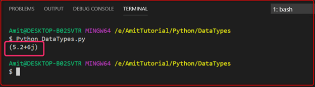 Data Types in Python