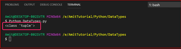 Data Types in Python