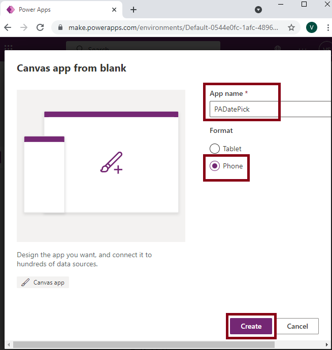 Date Picker Control In Power Apps