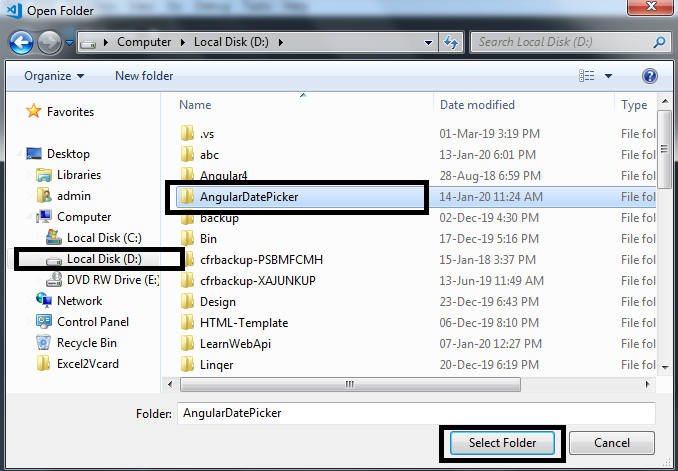 Datepicker In Angular