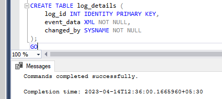 DDL Triggers in SQL Server