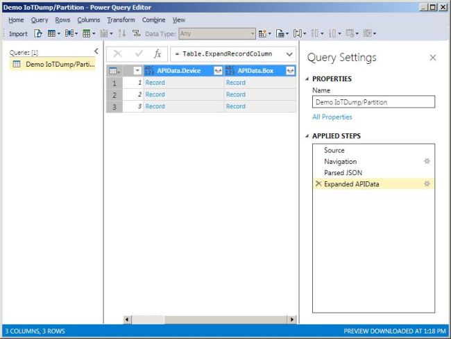 Dealing with JSON - Using Power Query in Azure Analysis Services