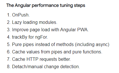 Angular Performance Tuning