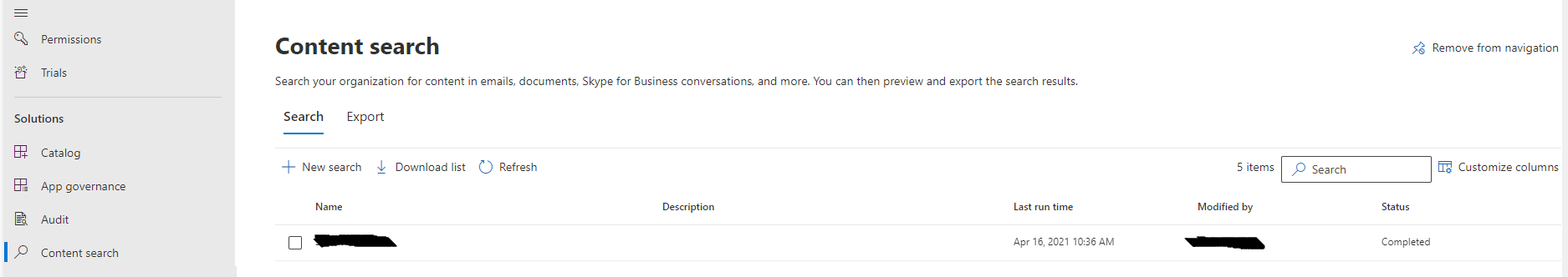 how to delete emails from user mailbox using eDiscovery, Content Serch and PowerShell