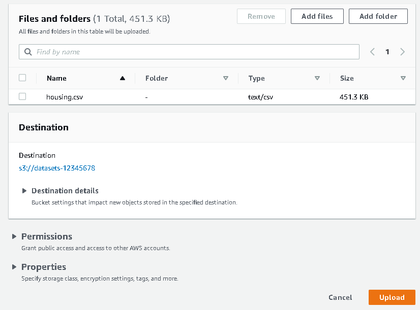 Deploy a Regression model through AWS SageMaker studio using Autopilot