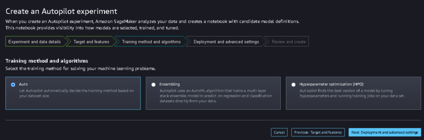 Deploy a Regression model through AWS SageMaker studio using Autopilot