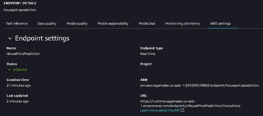 Deploy a Regression model through AWS SageMaker studio using Autopilot