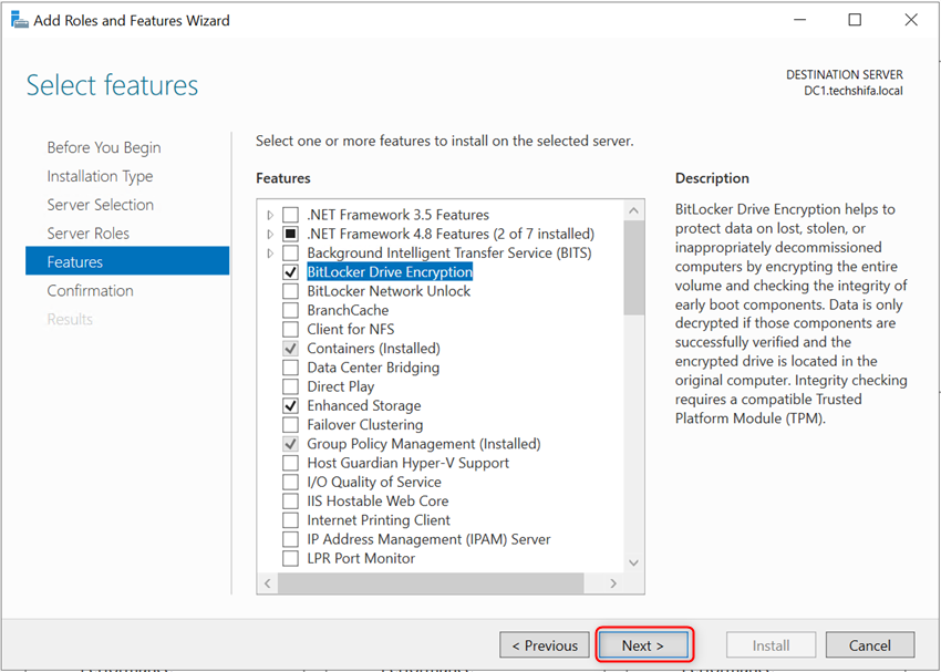 Deploy and Manage BitLocker on Windows Server