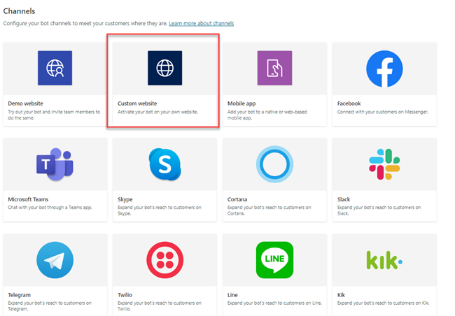 Deploy Power Virtual Agents ChatBot To Any Website