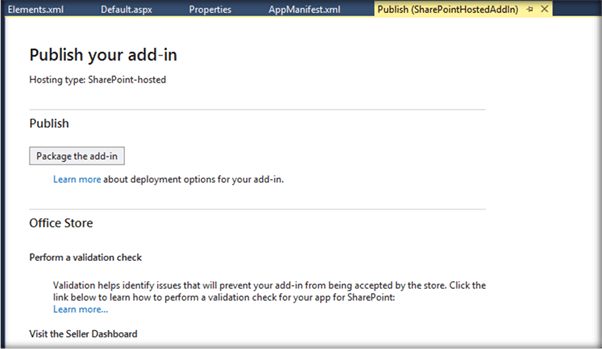 SharePointHostedAddIn