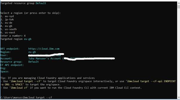 Deploying An App On IBM Cloud With Cloud Foundry