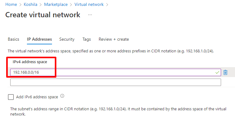 Deploying Azure Virtual Network