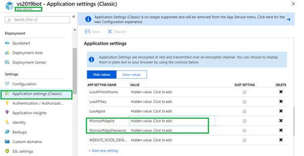 Deploying Bot Application To Azure Using Visual Studio 2019