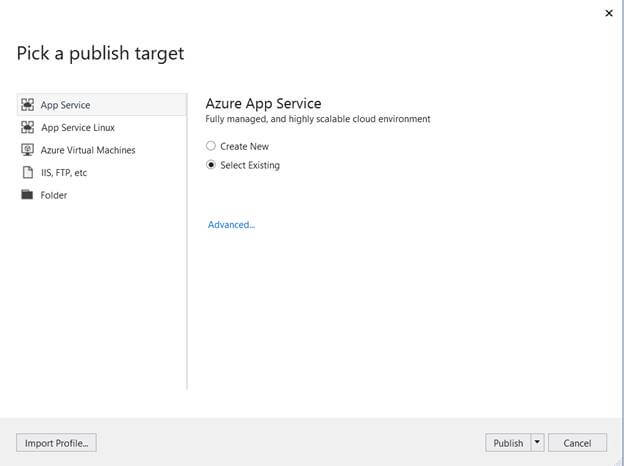 Deploying Bot Application To Azure Using Visual Studio 2019