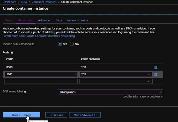 Deploying Jenkins Containers With Azure Container Instances
