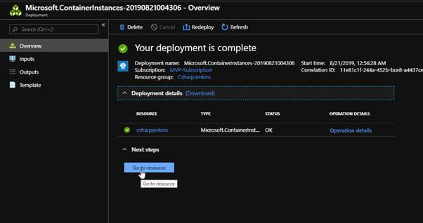 Deploying Jenkins Containers With Azure Container Instances