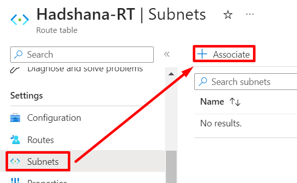 Deploying Route Table in the Azure