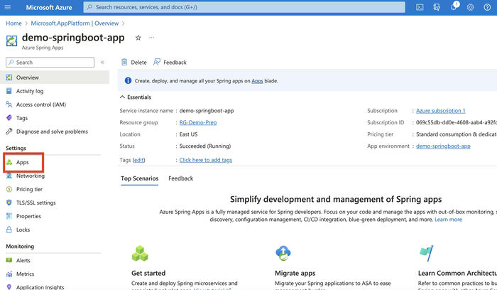 Deploying Springboot applications 