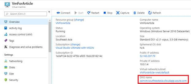 Deploying VM And Container Using Azure Cloud Environment