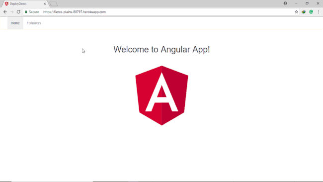Deployment Of Angular App To Heroku
