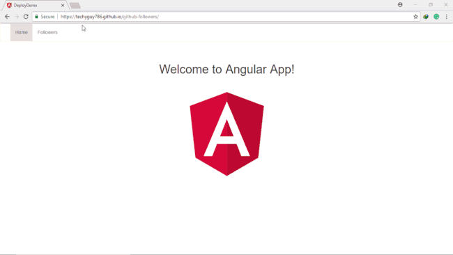 Deployment Of Angular Apps To Github Pages