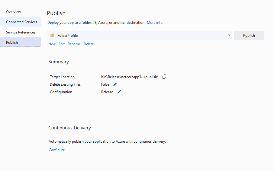 Deployments Modes In .NET Core 3.1