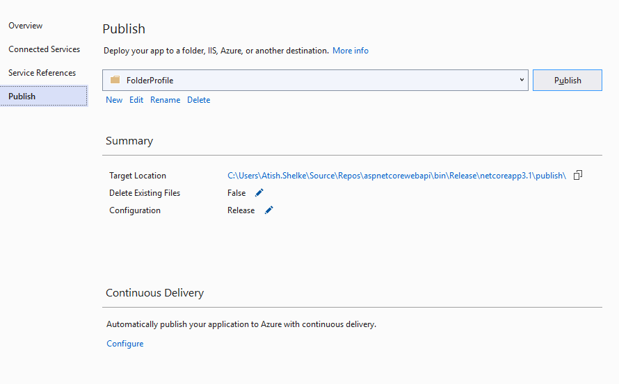 Deployments Modes In .NET Core 3.1