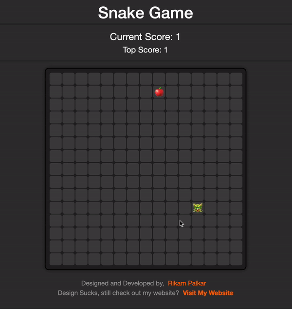 Snake Adventure Game in JavaScript Free Source Code