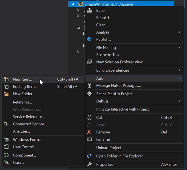Designing WinForms For .NET Core 3.0