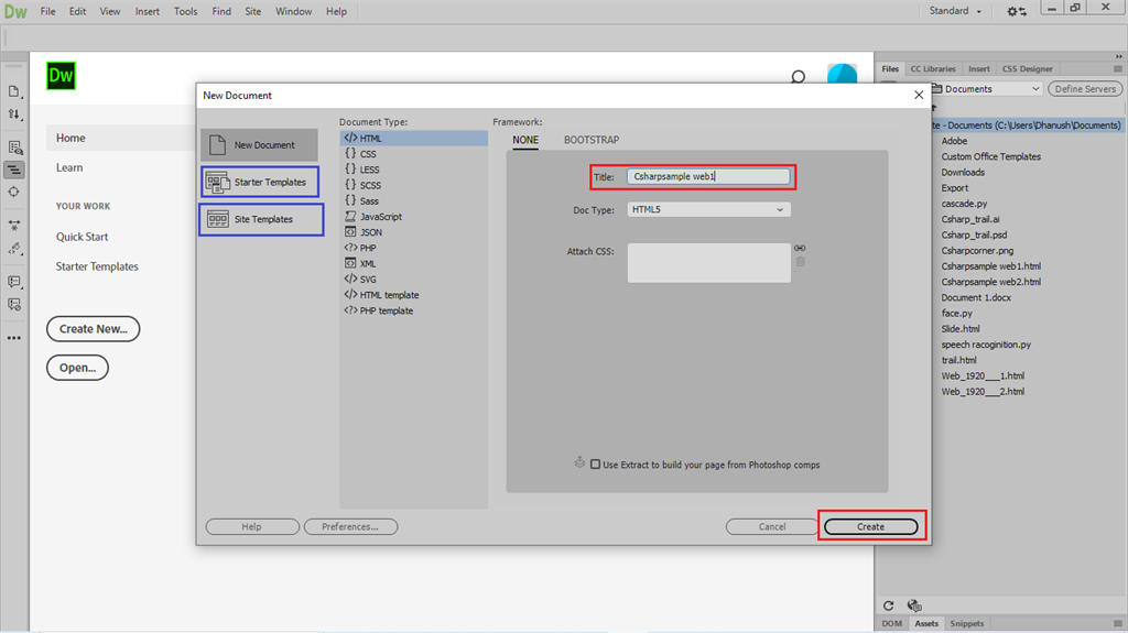 Introduction To Dreamweaver