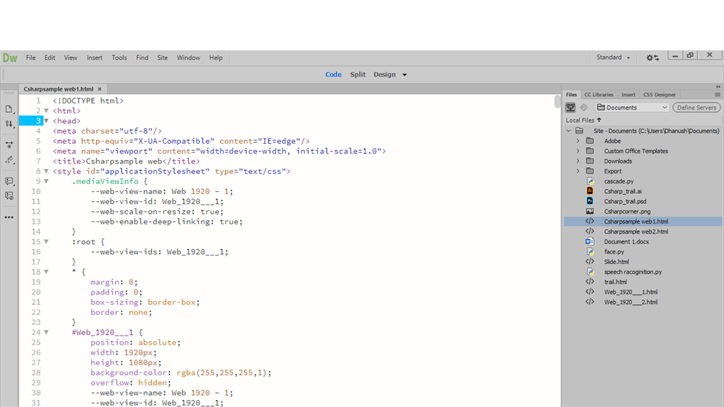 Introduction To Dreamweaver