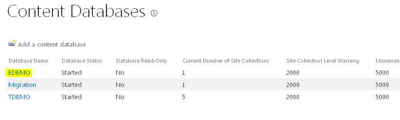 Detach And Attach Content Database From One SPFarm To Another SPFarm
