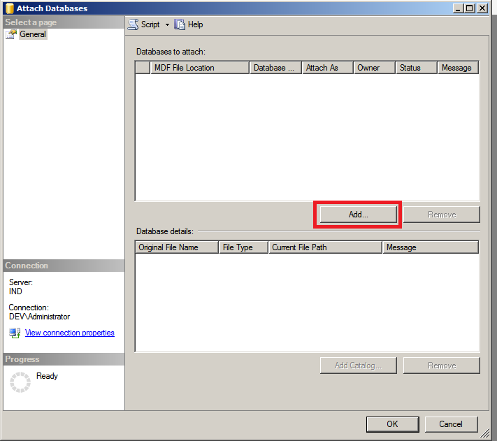 Detach And Attach Content Database From One SPFarm To Another SPFarm