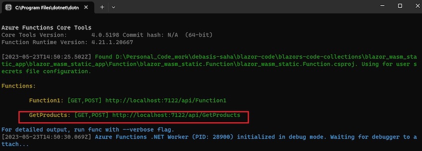 Develop Azure Function App for Server Side Code