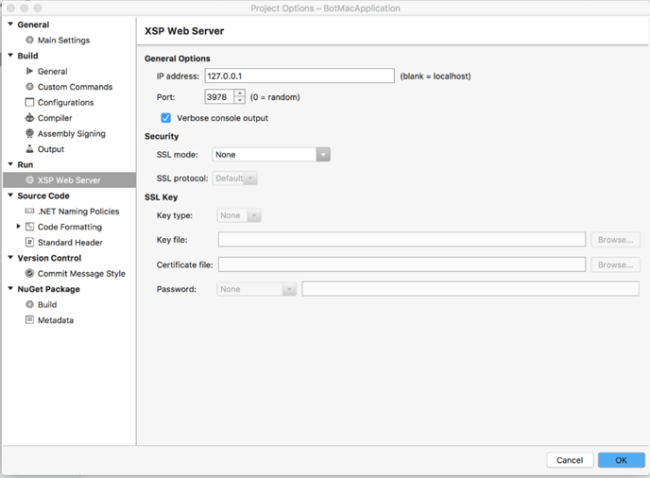 Visual Studio For Mac Bot Builder