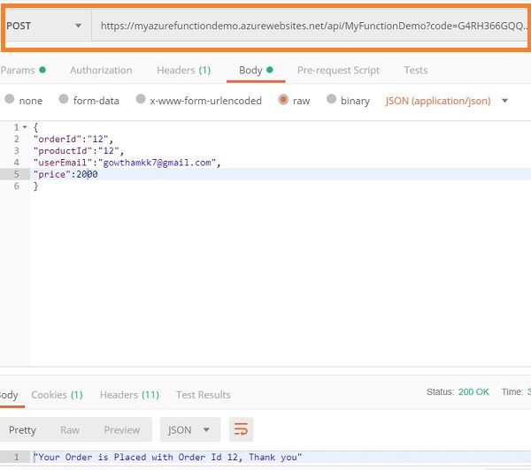 Develop And Deploy Azure Function Using Visual Studio