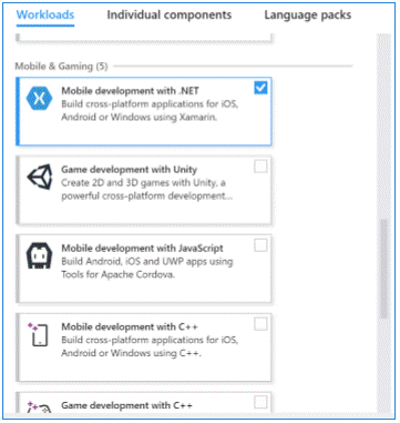 Developing First Cross Platform Mobile App Using Visual Studio 2017