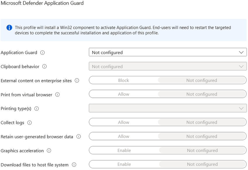 Microsoft Defender Application Guard