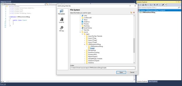 DevOps - Implementation Of CI/CD In Microsoft Dynamics CRM