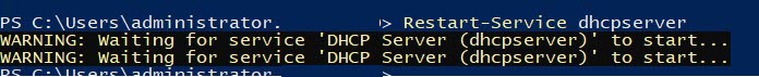 DHCP Role On Windows 2019 Core